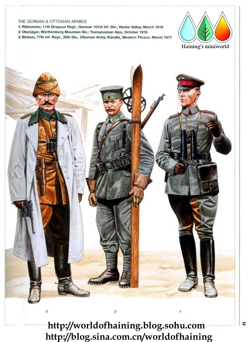 오스만 제국 파병 독일군 군복