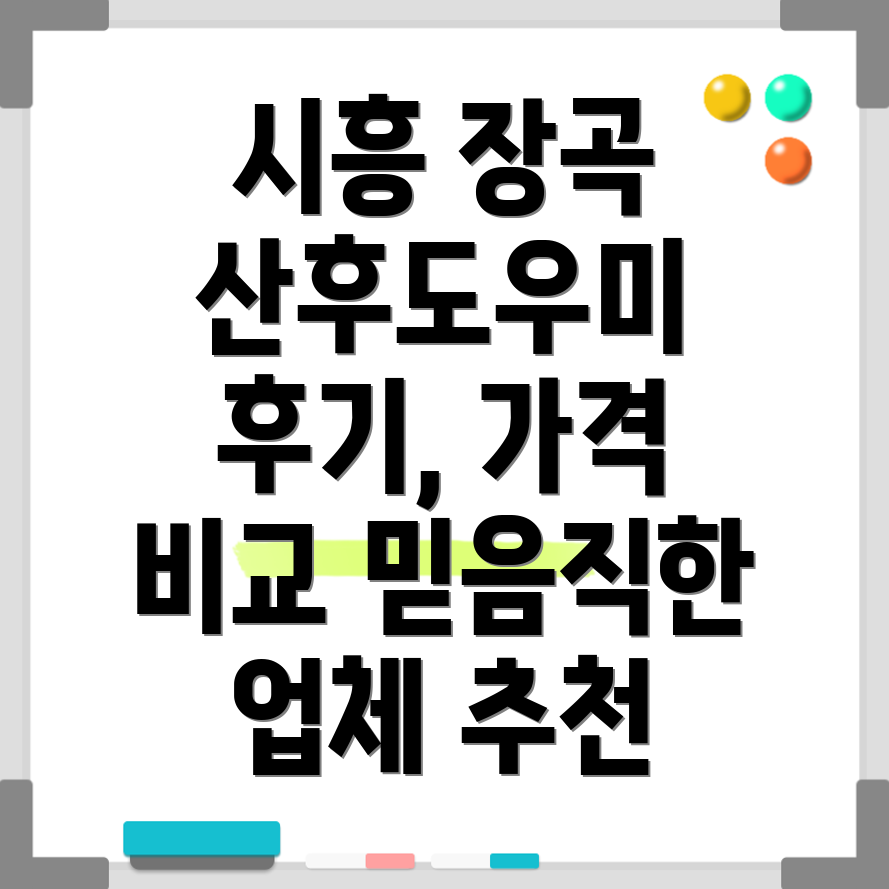 시흥시 장곡동 산후도우미