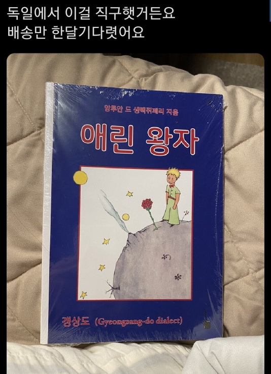  갱상도 스타일 어린왕자