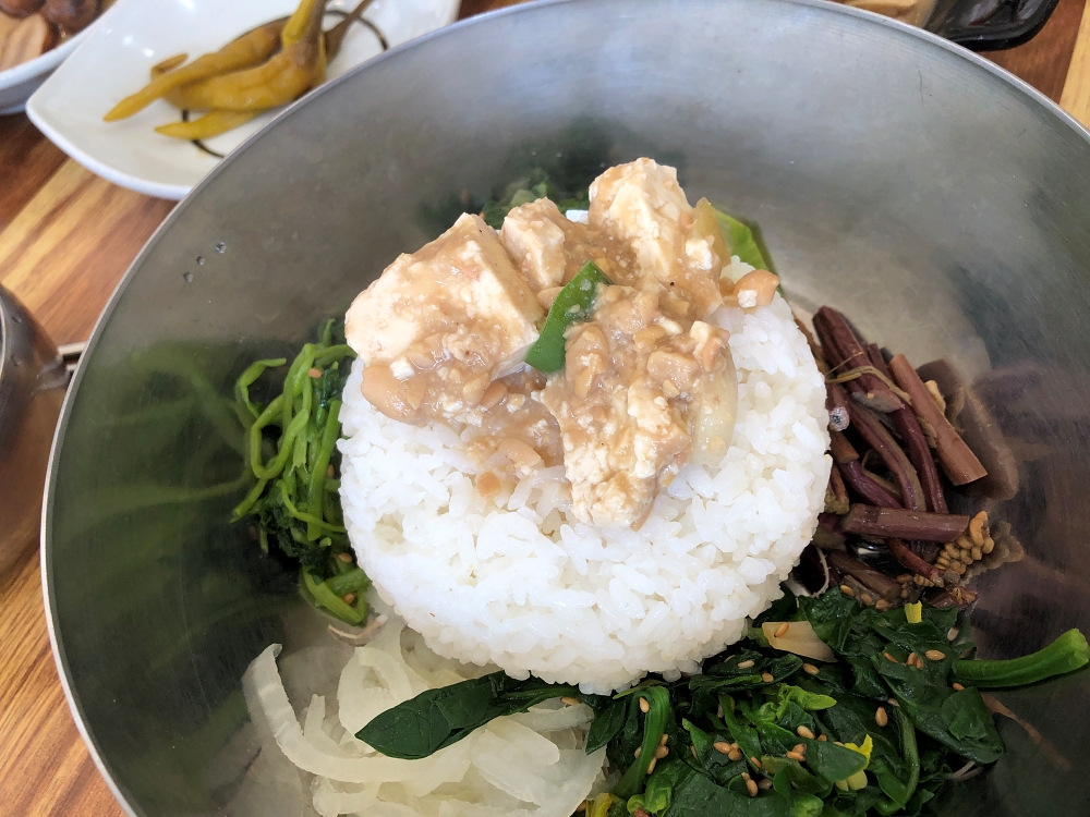 산청약초식당-청국장-비빔밥