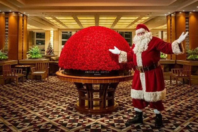 제국호텔 오사카(帝国ホテル 大阪)의 크리스마스 디너 뷔페 및 산타 행사