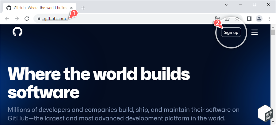 GitHub 회원가입 및 로그인