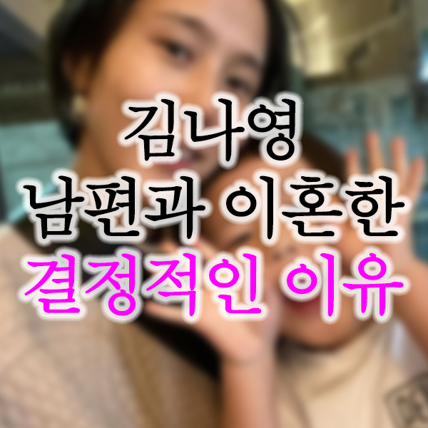  김나영 남편 이혼 각종 논란 및 뒷이야기