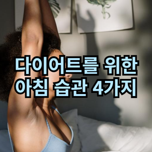 다이어트를 위한 아침 습관 4가지