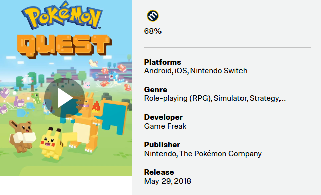 포켓몬 퀘스트 (Pokémon Quest)