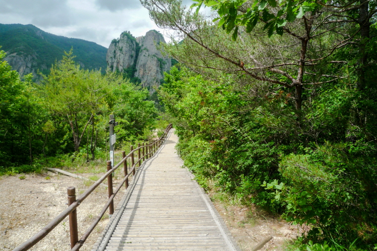 마늘로드 한국 명산 경북 청송 주왕산 등산 mountain hiking