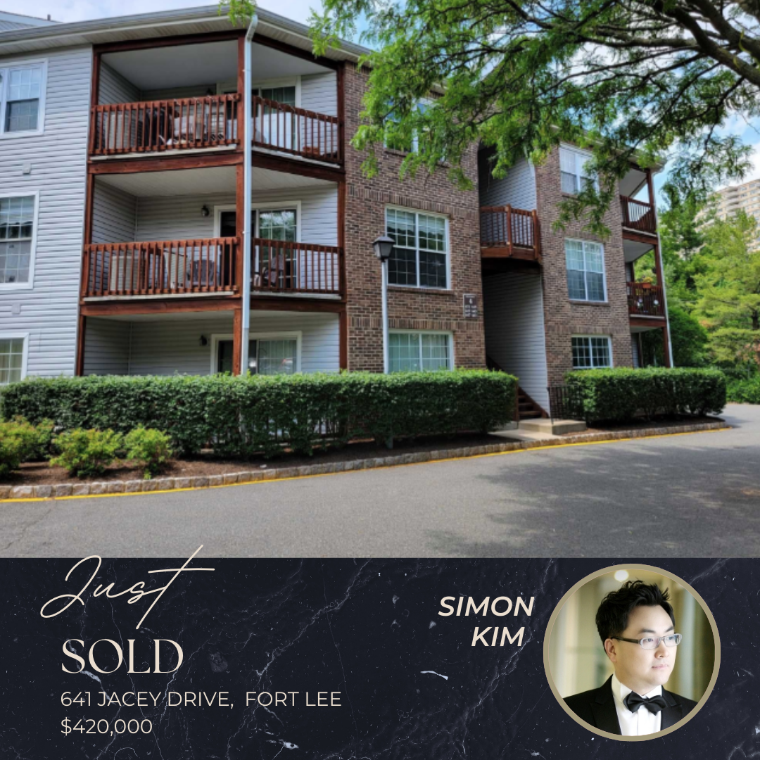 [뉴저지 부동산] Just Sold! 포트리 콘도 / Fort Lee Condo by Simon Kim, NJ best