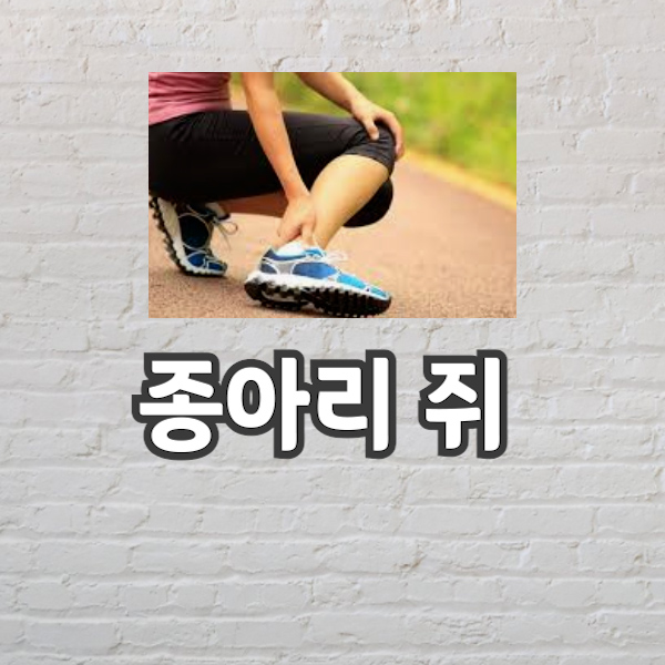  종아리 쥐 원인과 해결방법 도움이 될거에요