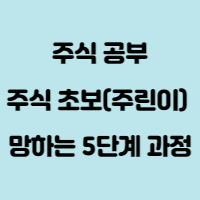 주린이 망하는 과정