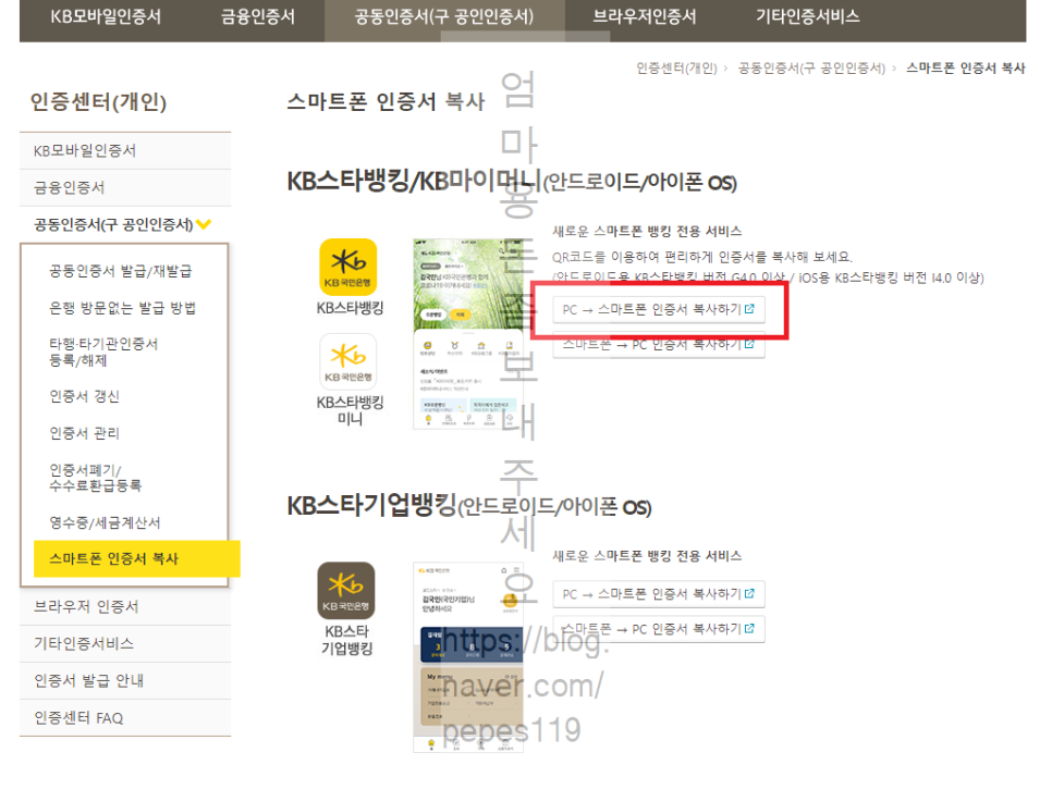반입방법 공동인증서 14