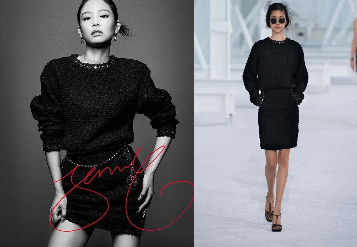 BLACKPINKJennie chanelofficial Instagram story  Vogue korea Vogue Women