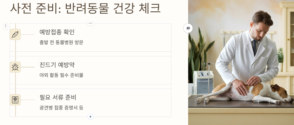 사전주비 반려동물 건강체크