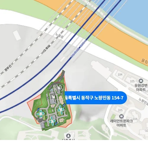 동작구 수방사 아파트 단지 배치도 예상