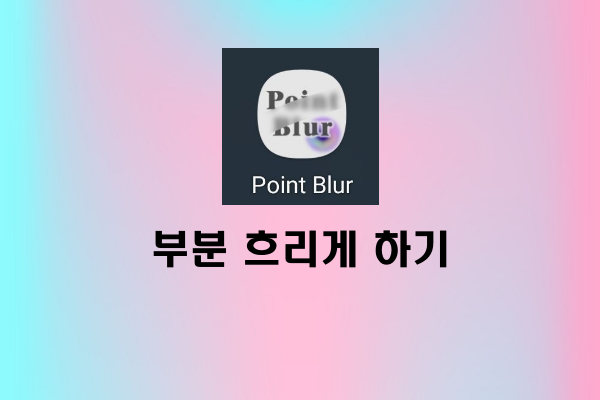 Point Blur 부분 흐리게 하기