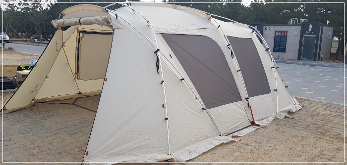 텐트완성