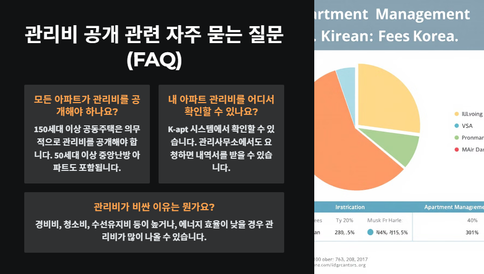 관리비 공개 관련 자주 묻는 질문 (FAQ)