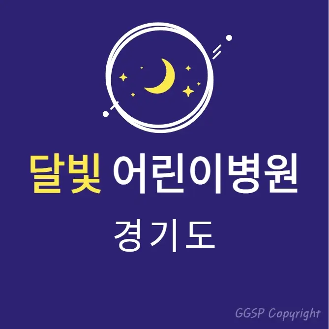 경기도 달빛어린이병원 소아과 9곳 | 심야간 공휴일 주말 토일요일 진료