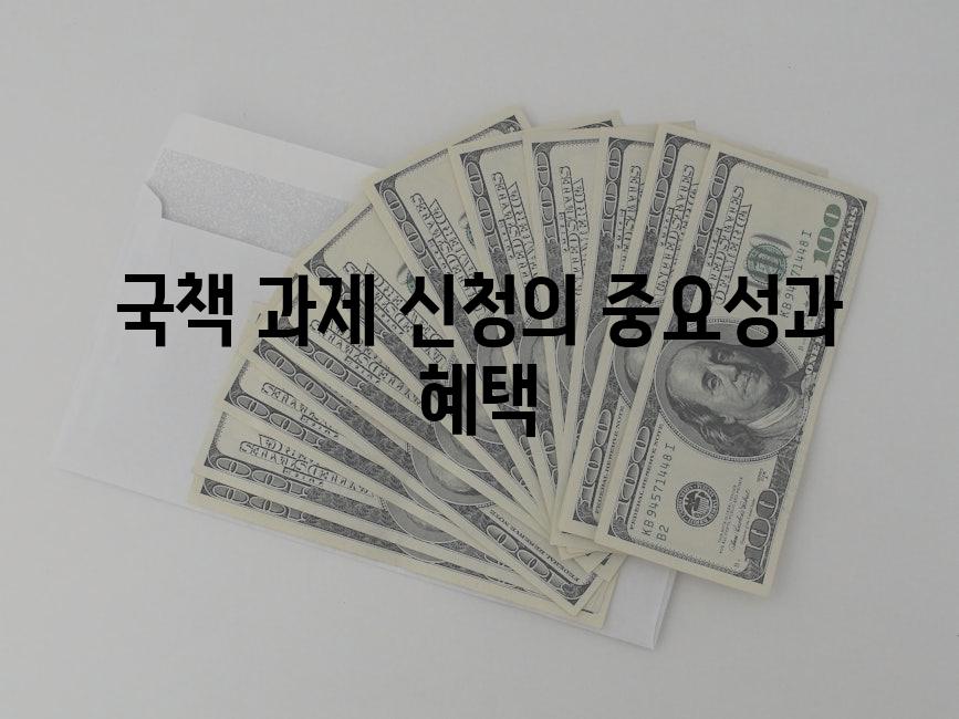 국책 과제 신청의 중요성과 혜택