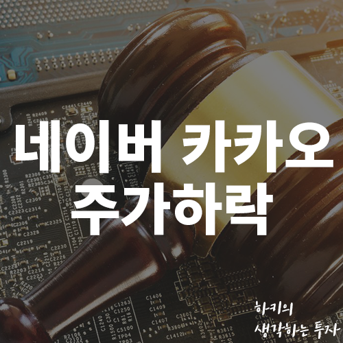 네이버 카카오 온라인 플랫폼 주가가 하락하는 이유는 뭘까? (플랫폼 규제, 성장률 등) 1