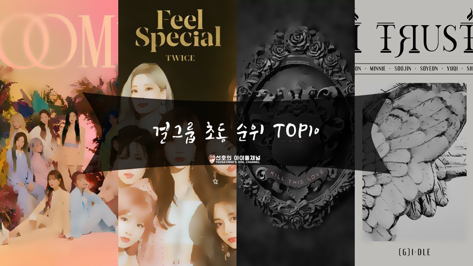  2020년 4월 걸그룹 초동 순위 TOP10 (아이즈원/트와이스/(여자)아이들/ITZY 등)