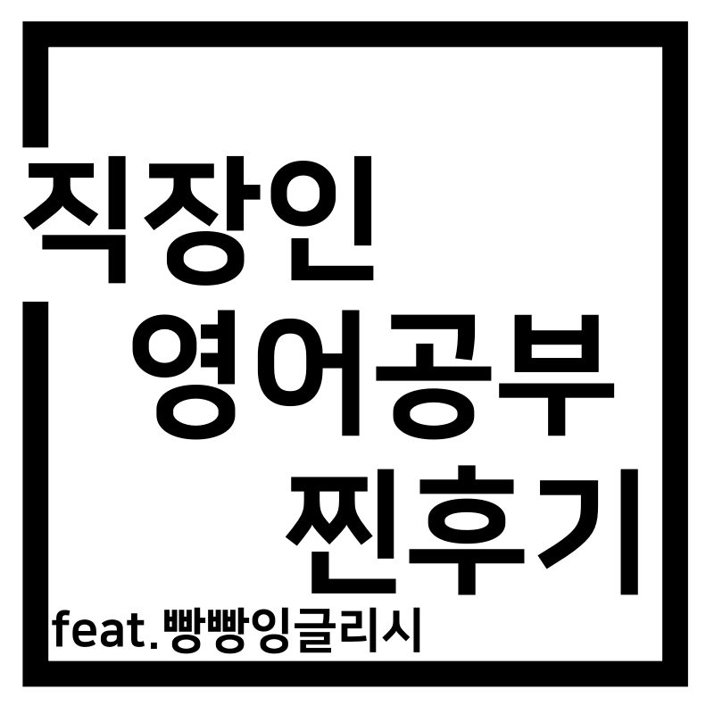  직장인 영어공부 내돈내산 찐후기(feat.빵빵잉글리시)