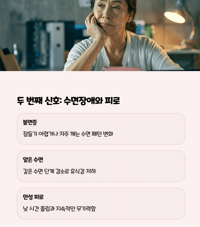 갱년기 초기증상
