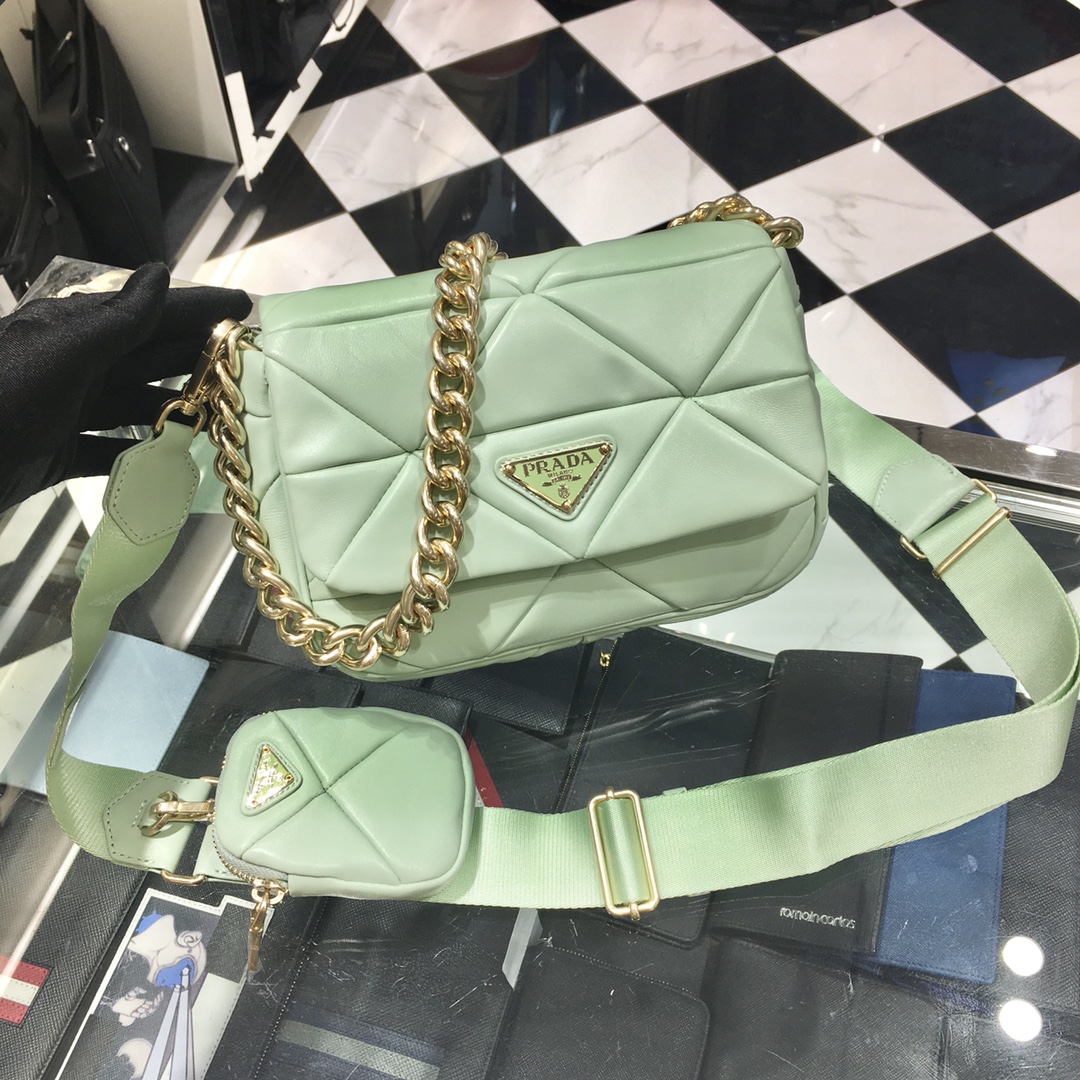  [PRADA] 프라다 시스템 나파 레더 패치워크백 1BD292 (2 COLOR)