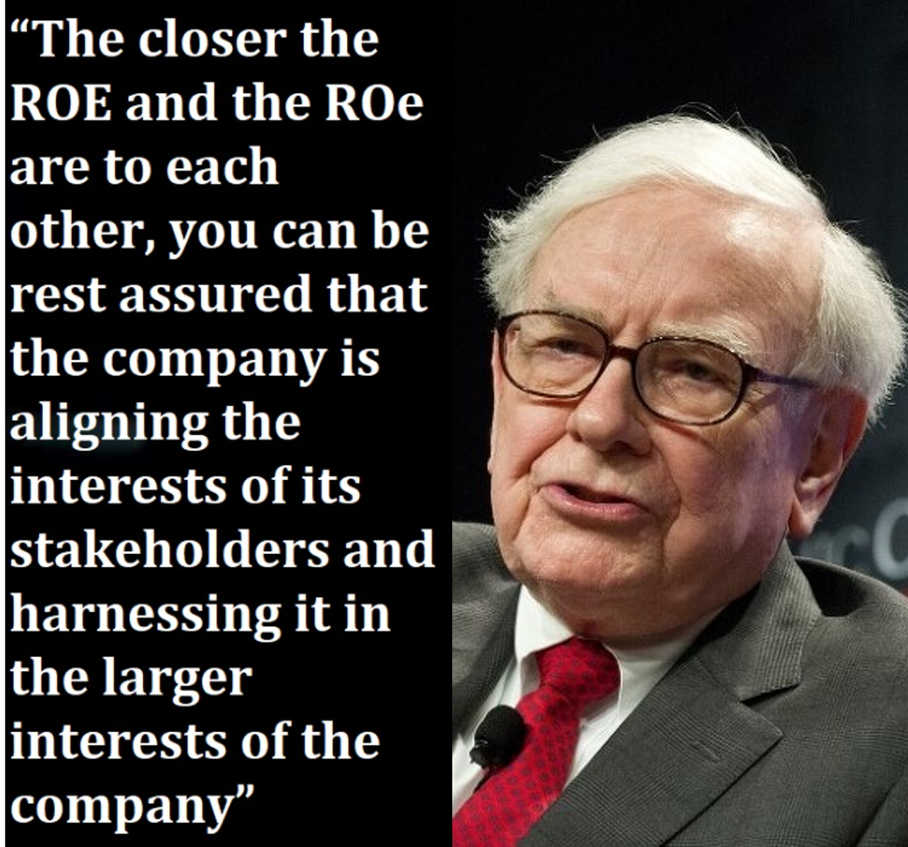 워렌버핏 roe 투자 warren buffett roe quote