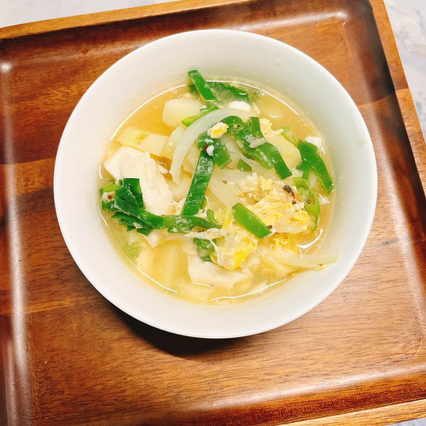 순두부계란국-완성