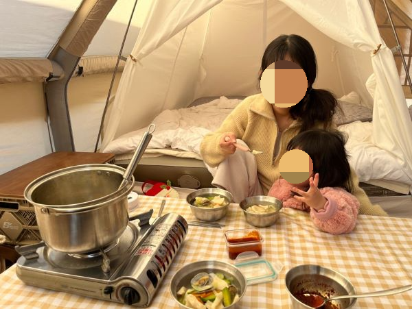 캠핑 음식