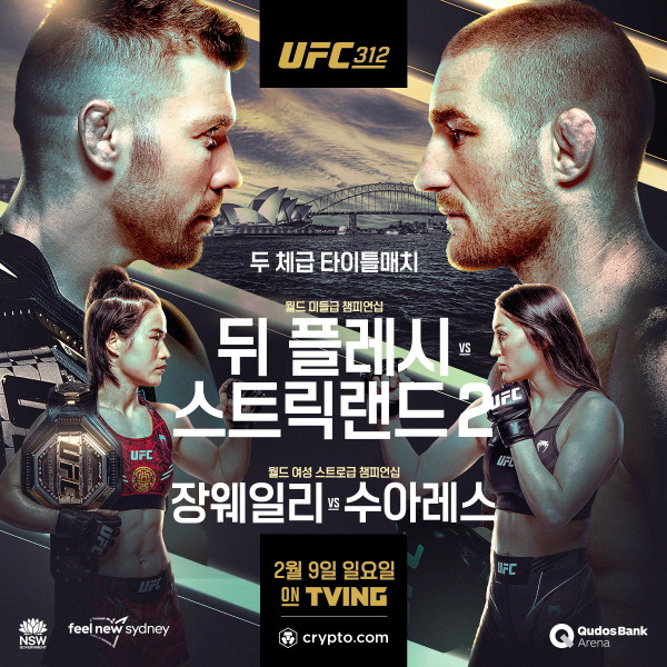 UFC 312 경기 결과