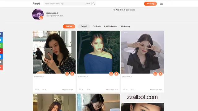 picuki 인스타 염탐 사이트