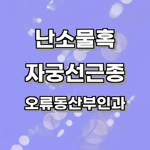 난소물혹의 원인과 증상은 무엇인가?