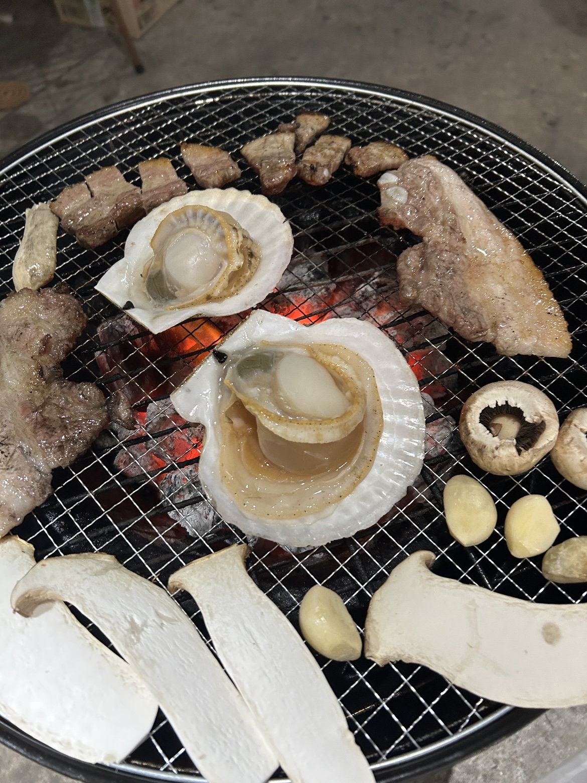 백도수산에서 산 국내산 가리비