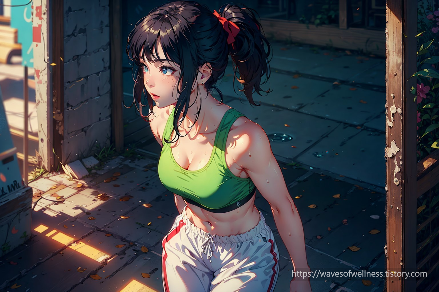 다이어트-운동-소녀