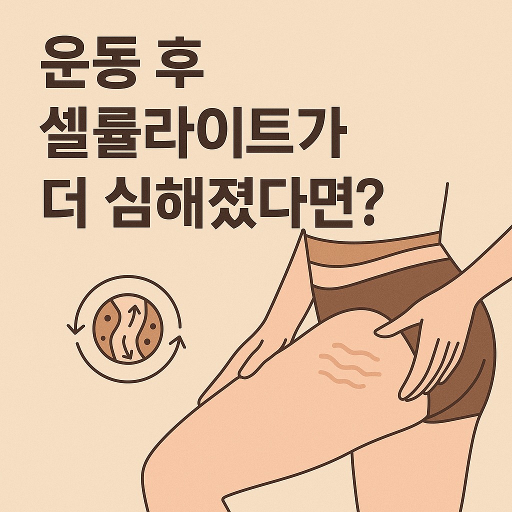 운동과 셀룰라이트