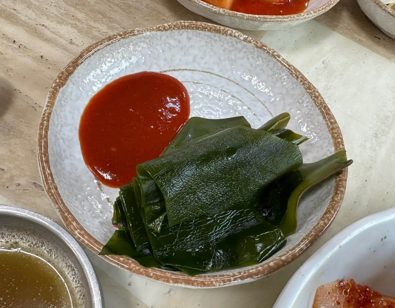 초장과 다시마