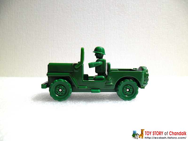 [디즈니 모터스 토미카] DISNEY MOTORS TOMICA TOY STORY / 토이스토리 토미카 05 그린 아미맨 & 밀리터리 트럭 / Green Army man & Military Truck