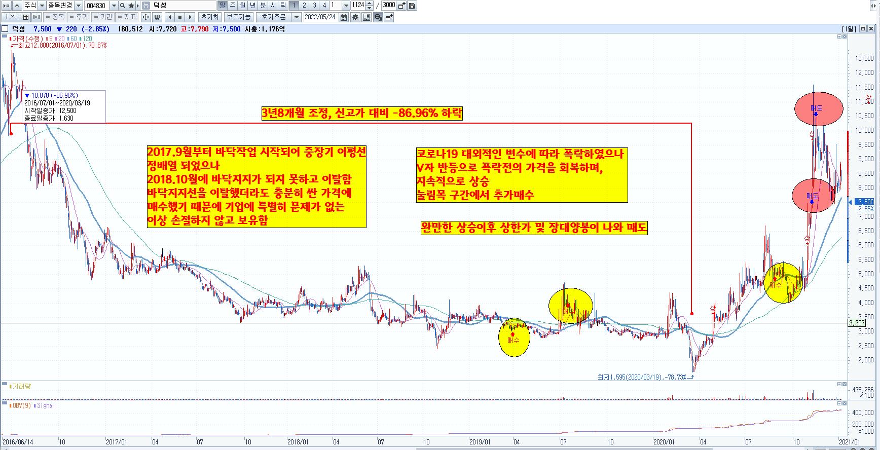  덕성 매매복기, 주가전망