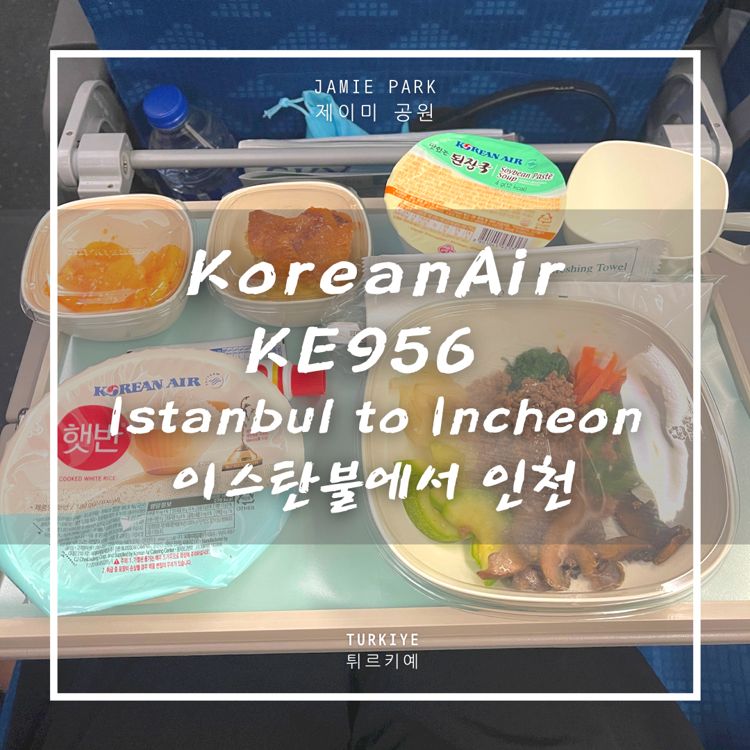  이스탄불공항, KE956 대한항공 이스탄불-인천 | KoreanAir from Istanbul airport to Incheon airport