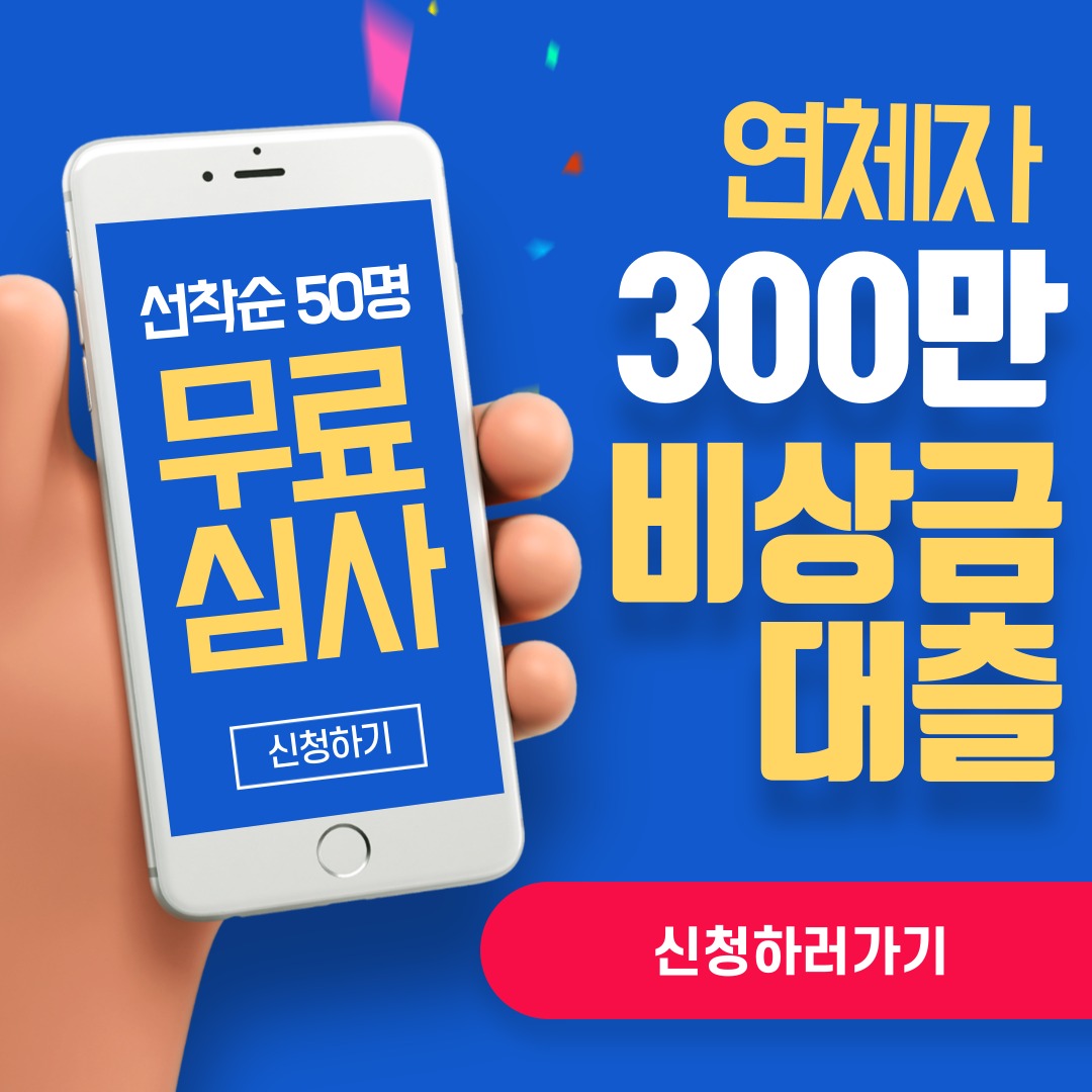 300만 비상금 대출