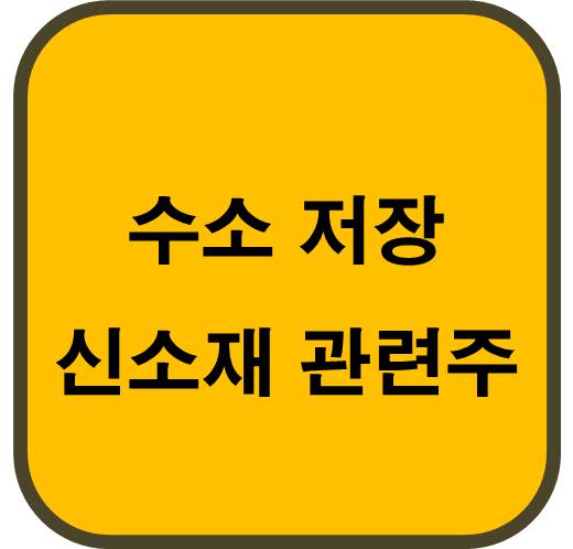 수소 저장 신소재 관련주 6종목