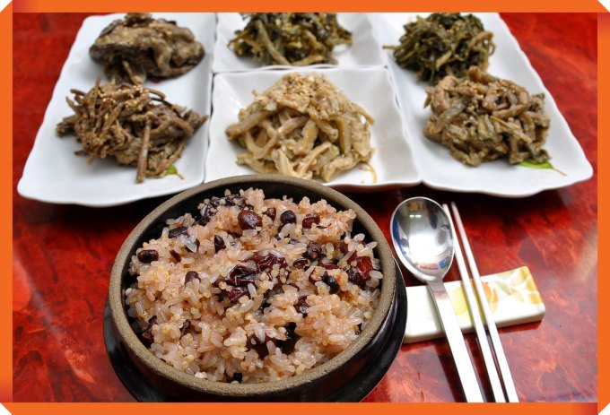 오곡밥-쌀-콩-팥-차조-수수-기장-나물
