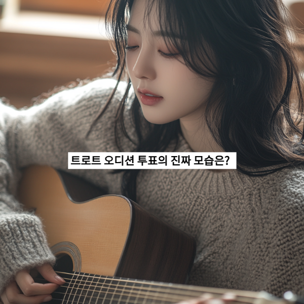 트로트 오디션 투표의 진짜 모습은?