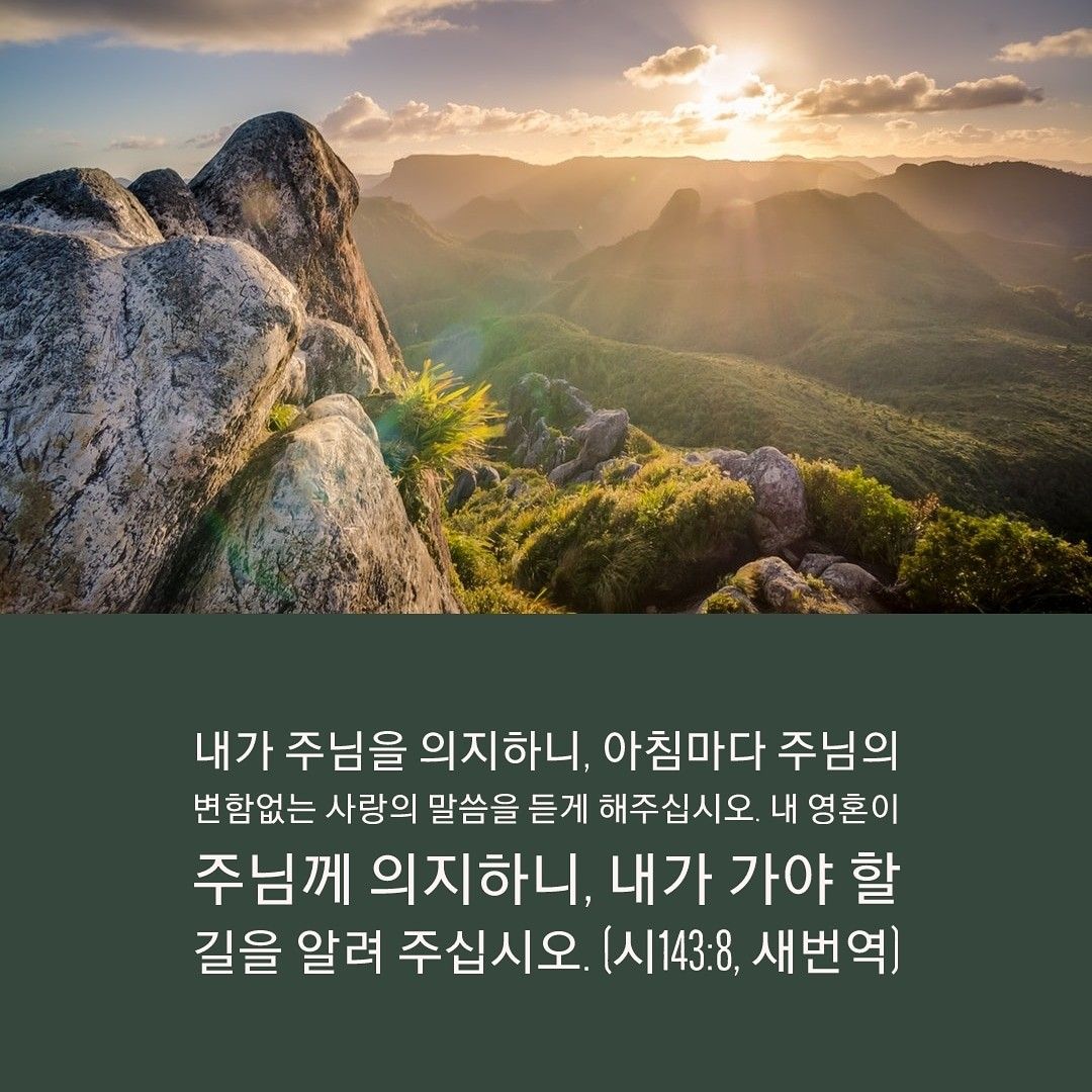  여호와의 주의 이름을 위하여(시143:1-12)