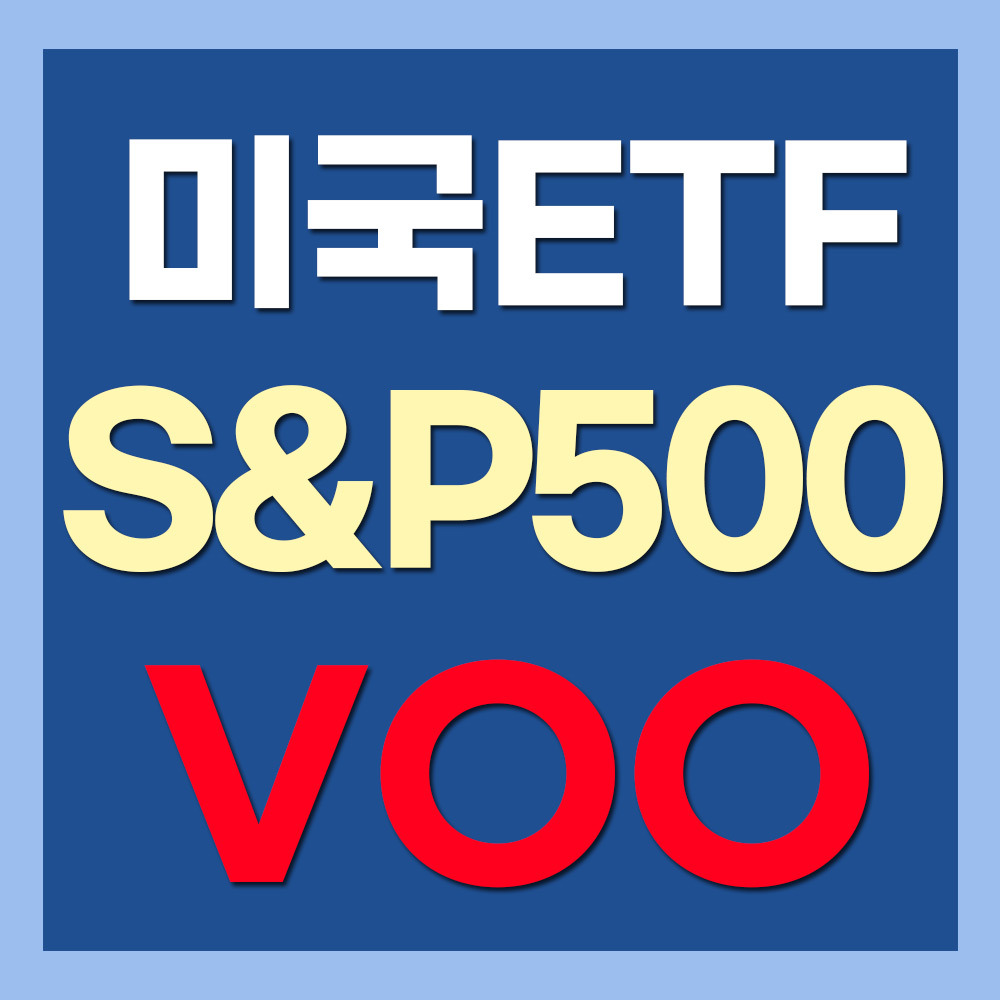  미국 S&P500 ETF VOO - 미국 대표 우량주, 대기업