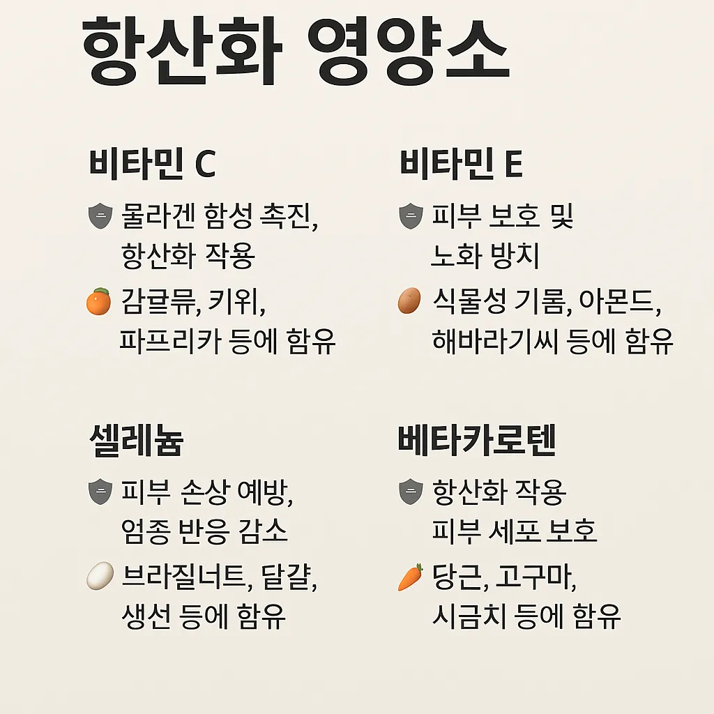 항산화 영양소 설명 이미지