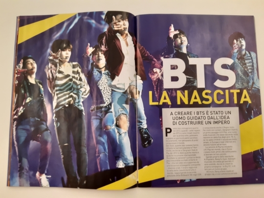  BTS 사진만으로 80여쪽, 이탈리아 BTS 전용매거진 탄생
