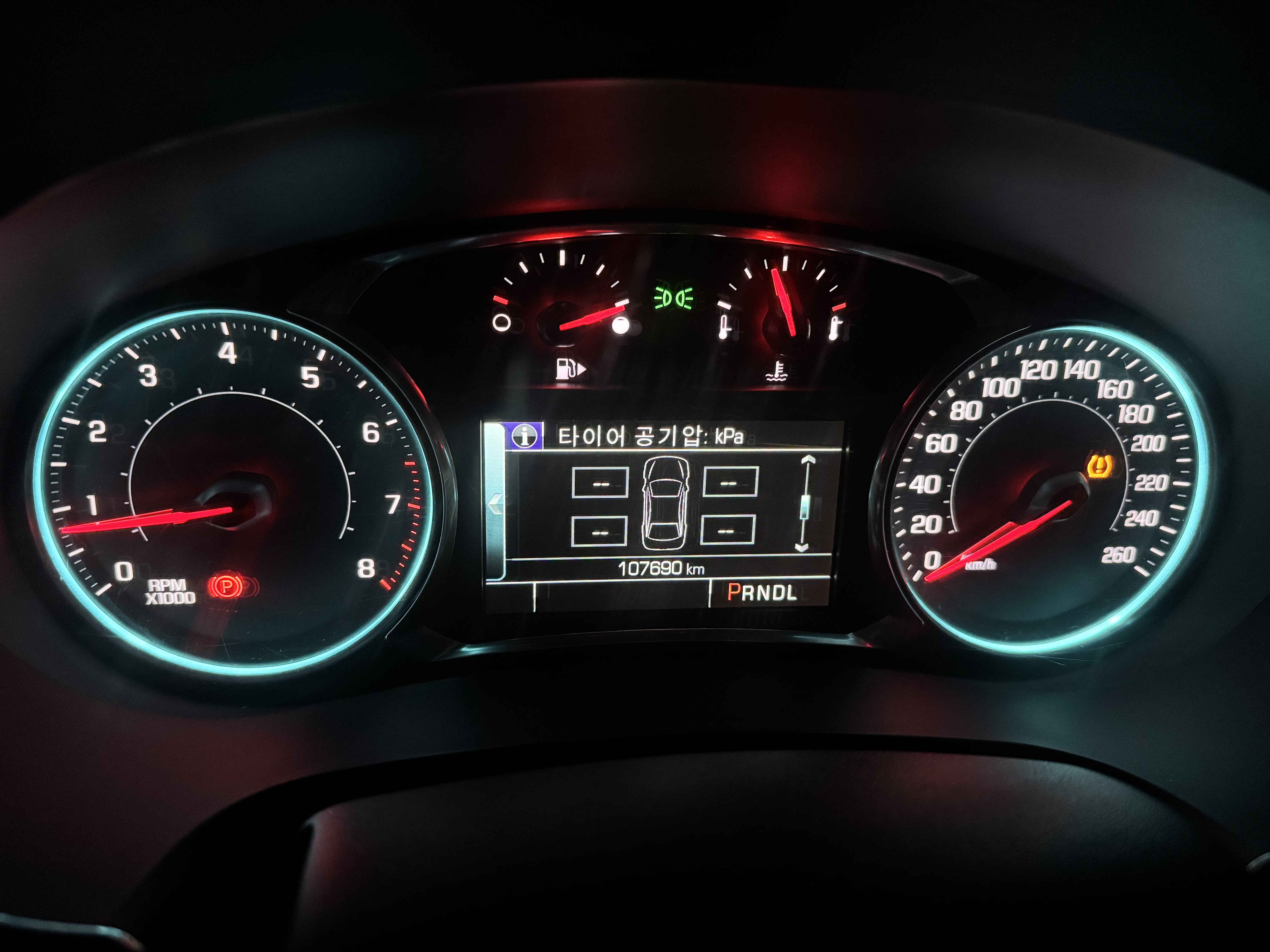 쉐보레 말리부 TPMS 학습 실패