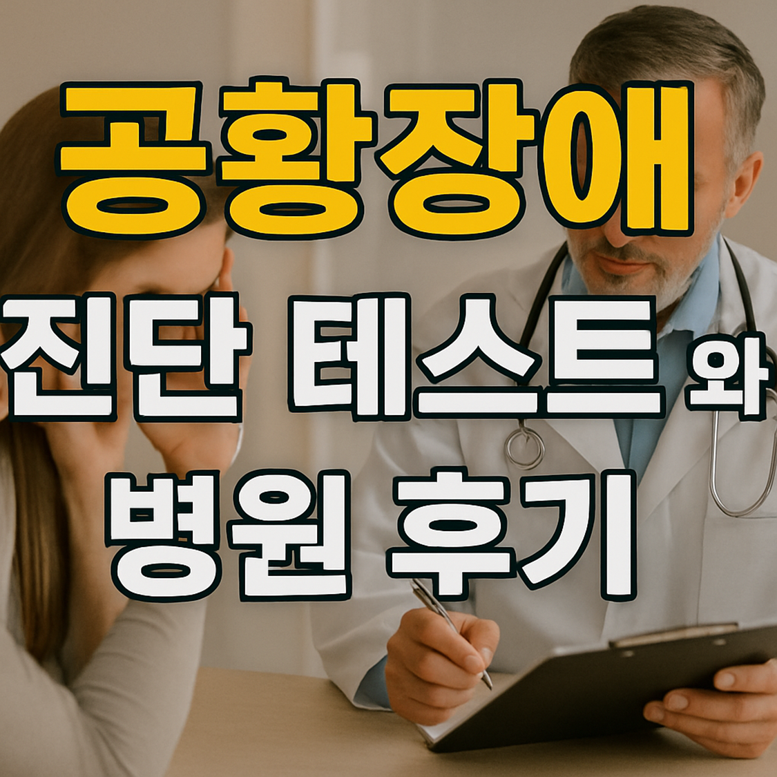 공황장애 진단 테스트와 병원 후기
